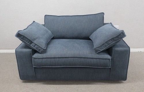 Whitemeadow aspen blue fabric - aspen,