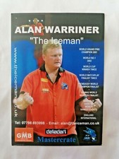 Alan Warriner Phil Taylor Darryl Fitton Tony O'Shea Darts Players Signatures 