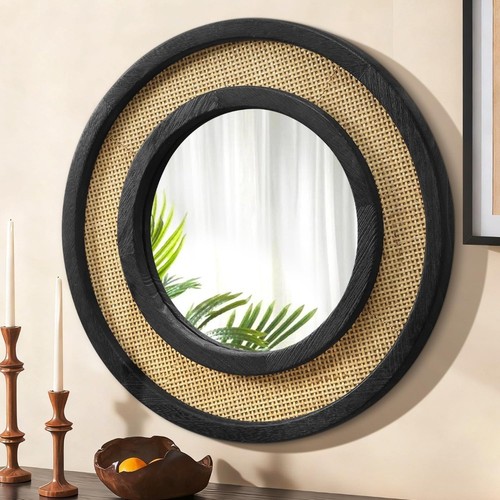 Circle wall mirror - wall, with