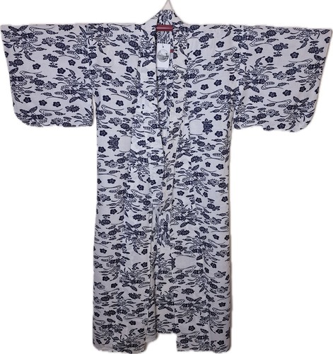 Japanese indigo floral cotton - japanese,