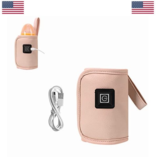 Usb baby bottle warmer pink - baby,