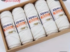 95% Alpaca Wool Yarn 5%