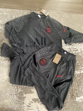 Nike PSG Tracksuit - Paris Saint Germain Grey & Red football Dri Fit XL