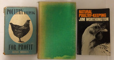 3x old Poultry Keeping books - Modern Husbandry, Poultry Keeping For Profit