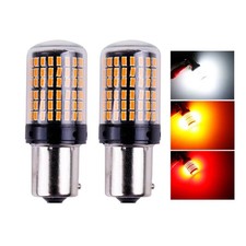 2X 581 Bau15s Py21w Led Indicator Amber Canbus Light Bulbs Signal 1156 Car Bulb
