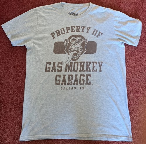Gas monkey garage shirt grey - gas, t-shirt