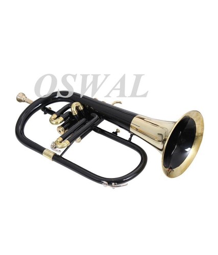 Flugel horn black brass finish - flugel,