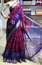 Indian Women’s Wedding /Bridal Wear IKKAT Handloom Silk Cotton (SICO) Saree Sari