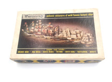 Vintage Wooden Ship Kit Santa
