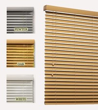 Lister Cartwright 50mm Woodgrain Faux Wood Venetian Blinds