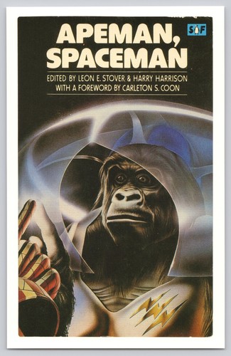 Postcard apeman spaceman - apeman,,