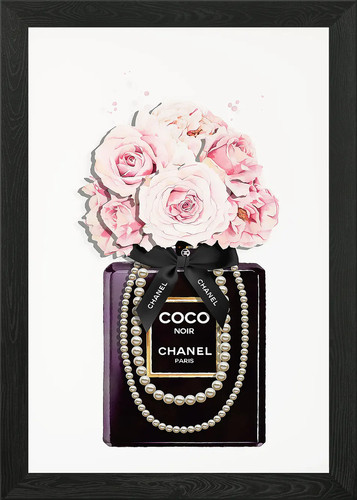 Chanel framed wall art poster - chanel,