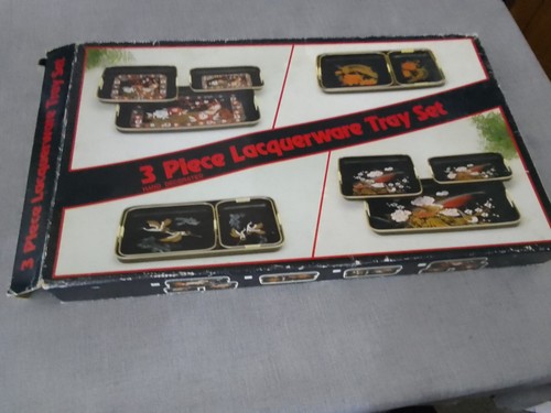 Piece lacquered ware - 3,