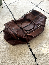 Bag Leather Travel Genuine Gym