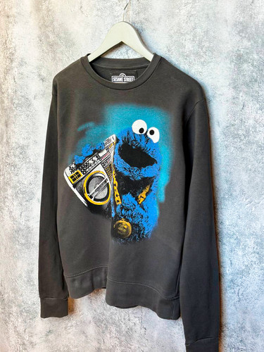 Sesame street cookie monster - street,