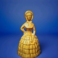 Vintage Brass Crinoline Lady