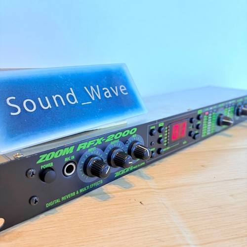 Zoom rfx 2000 digital reverb - digital,