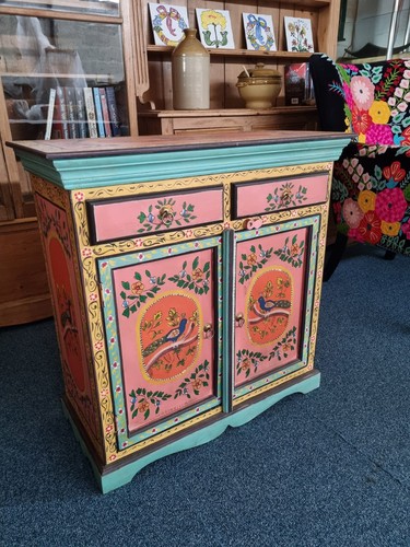 Hand painted cupboard - hand,
