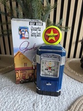 Vintage 90s Gasoline Pump Clock / Bank With Original Box