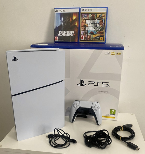 Ps5 slim 1tb disc console - slim,