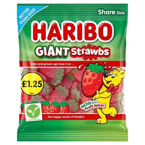 Haribo giant strawbs - giant,