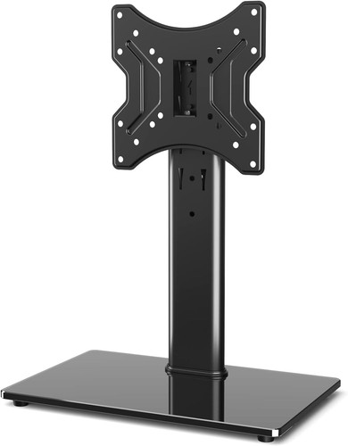Tempered glass steel swivel - glass,