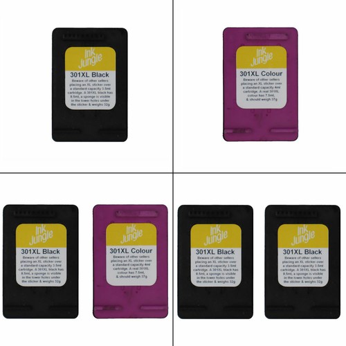 Refilled 301xl black - black, /