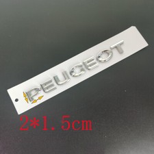 Suitable for Peugeot 307 308 Rear Trunk Badge Sticker Modified Car Decal Emblems