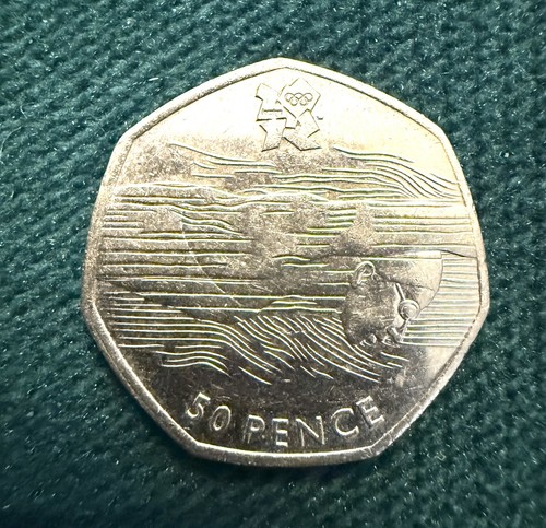 Olympic aquatic 50p 2011 - , gap