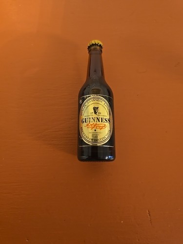 Miniature guinness bottle - guinness,