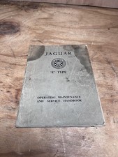 Jaguar E Type Operating