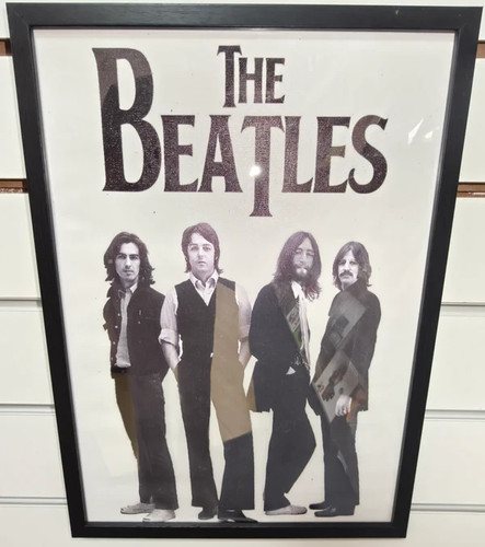 The beatles framed canvas art - the,