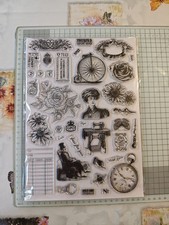 A4 Stamp Set, Daisy, Sewing