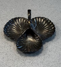 Vintage Triple Shell Silver