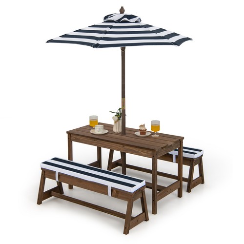 Kids wood picnic table - picnic,