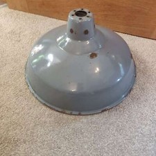 Vintage 1950s enamel lamp