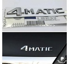 New Genuine Mercedes 4MATIC Chrome Badge UK 4 MATIC ??