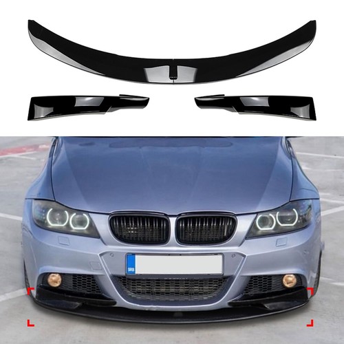 Blk front bumper spoiler lip - spoiler,