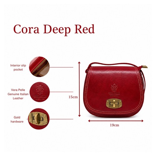 Ladies real leather - leather, crossbody