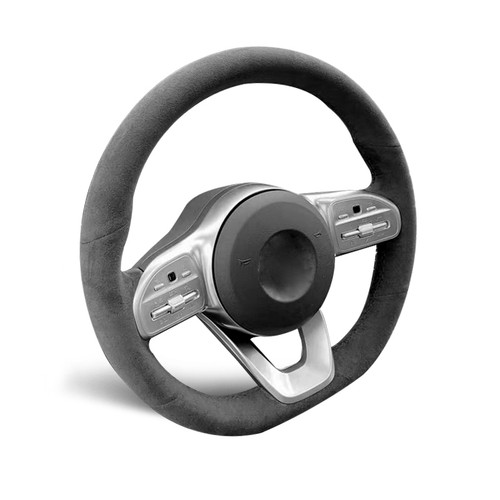 Alcantara steering wheel - alcantara, cover