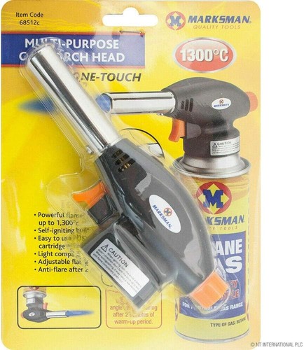 Multi purpose gas - torch, head