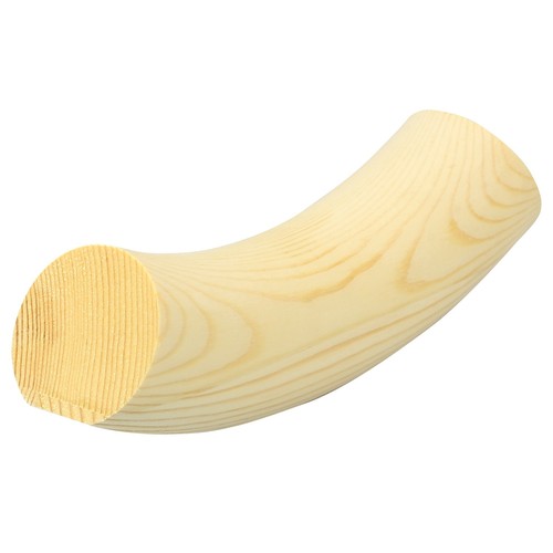 Pine round mopstick handrail - pine,