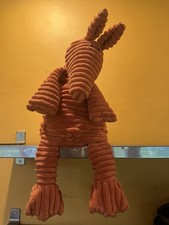 Genuine  Jellycat Cordy Roy Aardvark. Retired   Soft Toy Plush Orange 