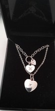 Avon 925 silver necklace and bracelet set