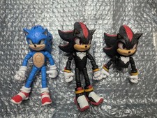 Sonic The Hedgehog Movie 3 Sonic & Shadow 12cm Light-Up Action Figures