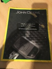 John Deere Light Weight Fairway Mower Operator's Manual 