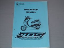 PEUGEOT SCOOTER / MOTORCYCLE ABS / PBS WORKSHOP MANUAL