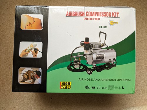 Oil free airbrush - airbrush, compressor