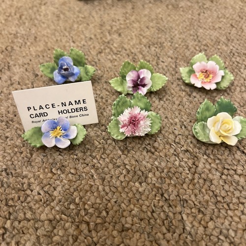 Bone china flowers - bone,