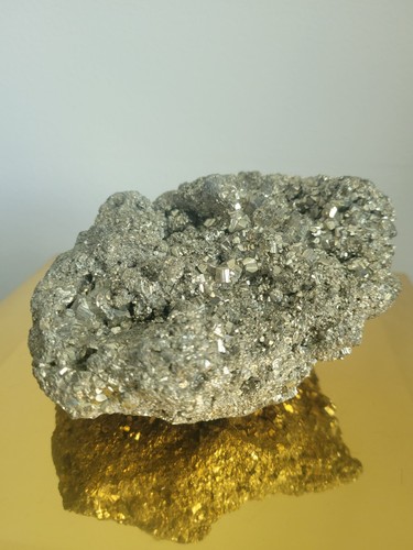 Large pyrite cluster mineral - pyrite,